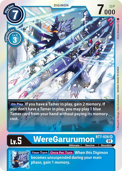 WereGarurumon BT7-026