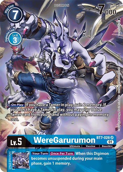 WereGarurumon BT7-026 (Alternate Art)