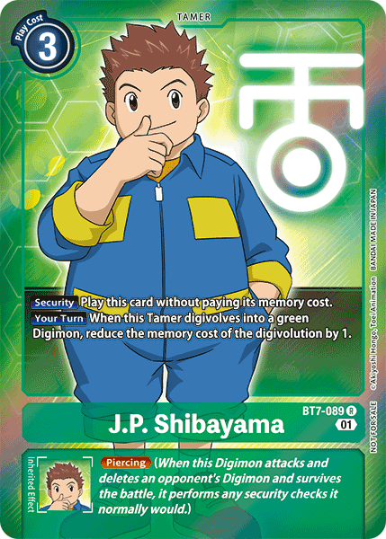 J.P. Shibayama BT7-089 (Alternate Art)