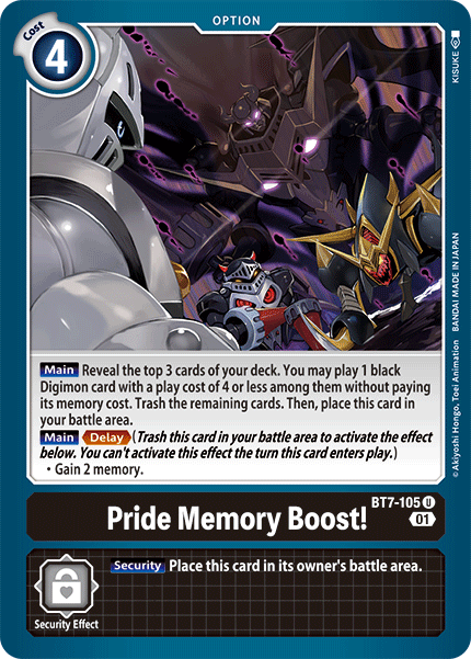 Pride Memory Boost! BT7-105