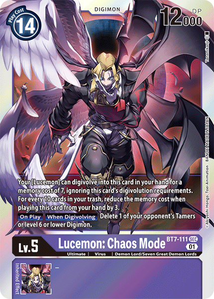 Lucemon: Chaos Mode BT7-111