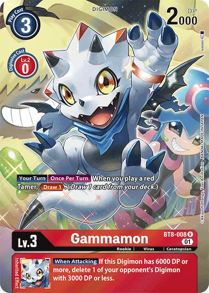 Gammamon BT8-008 (Alternate Art)