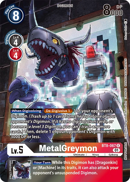 MetalGreymon BT8-067 (Special Memorial Promo)