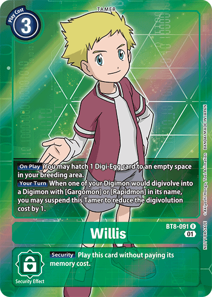 Willis BT8-091 (Alternate Art)