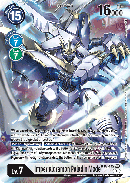 Imperialdramon Paladin Mode BT8-112 (Alternate Art)