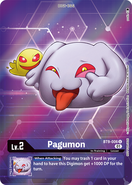 Pagumon BT9-006 (Alternate Art)