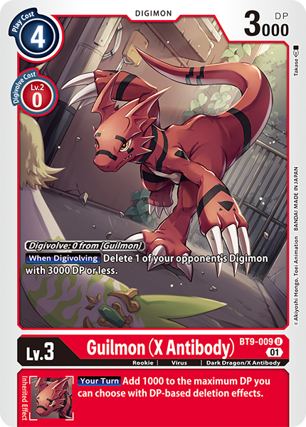 Guilmon (X Antibody) BT9-009