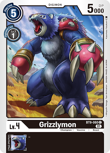 Grizzlymon BT9-060