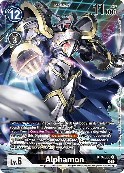 Alphamon BT9-066 (Alternate Art)