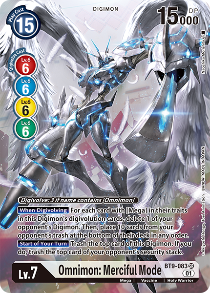 Omnimon: Merciful Mode BT9-083 (Alternate Art)