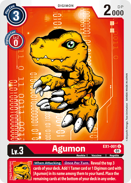 Agumon EX1-001