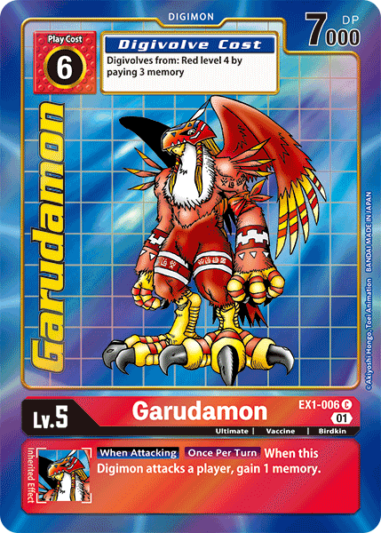 Garudamon EX1-006 (Alternate Art)