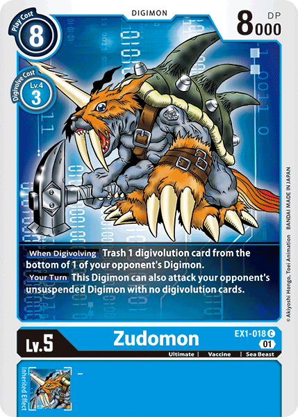 Zudomon EX1-018