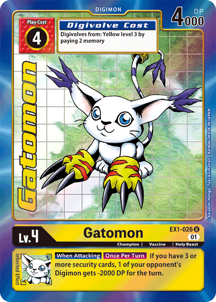 Gatomon EX1-026 (Alternate Art)