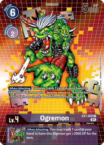 Ogremon EX1-059 (Alternate Art)