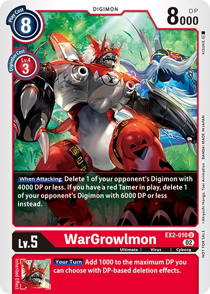 WarGrowlmon EX2-010 (Tamer Party Promo)