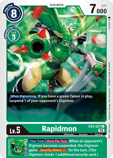 Rapidmon EX2-027 (Tamer Party Promo)