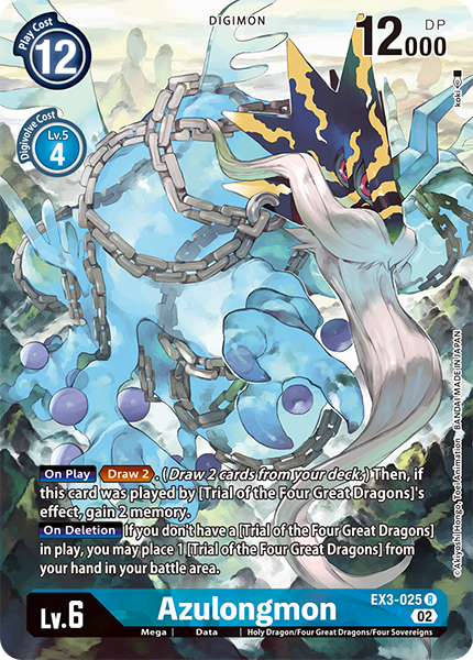 Azulongmon EX3-025 (Alternate Art)