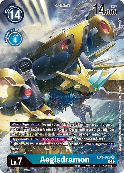 Aegisdramon EX3-026 (Alternate Art)