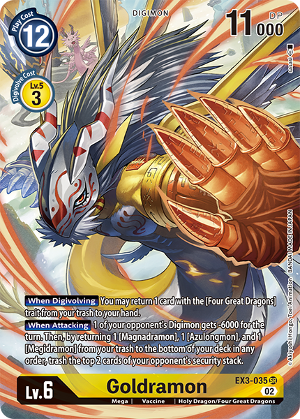 Goldramon EX3-035 (Alternate Art)