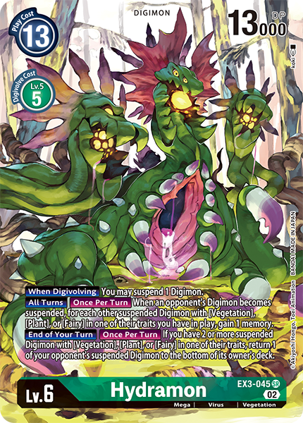 Hydramon EX3-045 (Alternate Art)