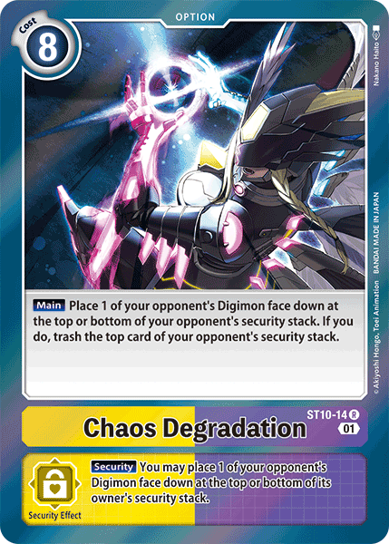 Chaos Degradation ST10-14