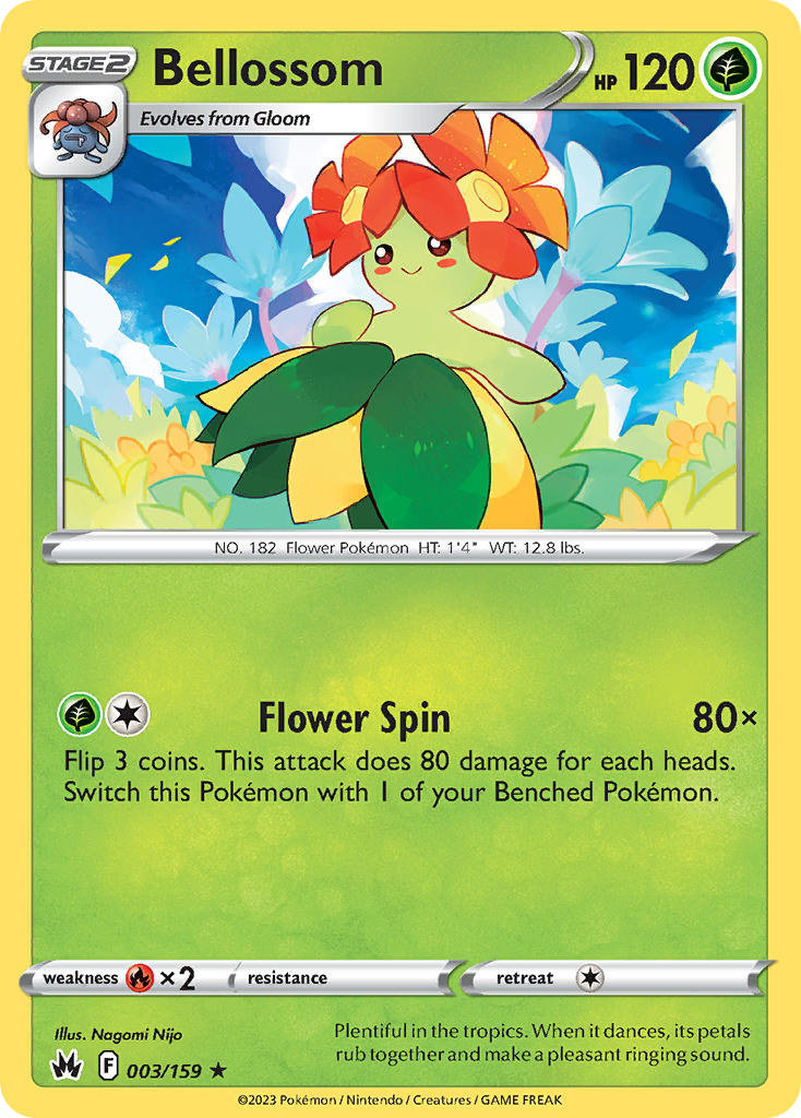 Bellossom | Crown Zenith 003/159
