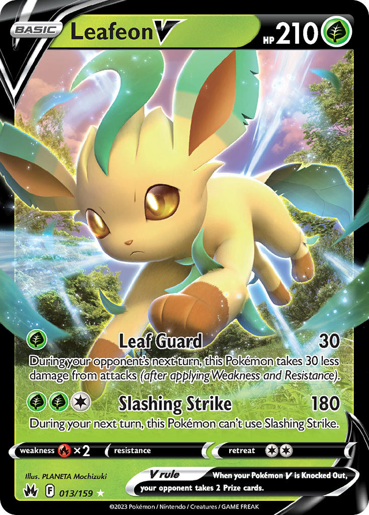 Leafeon V | Crown Zenith 013/159