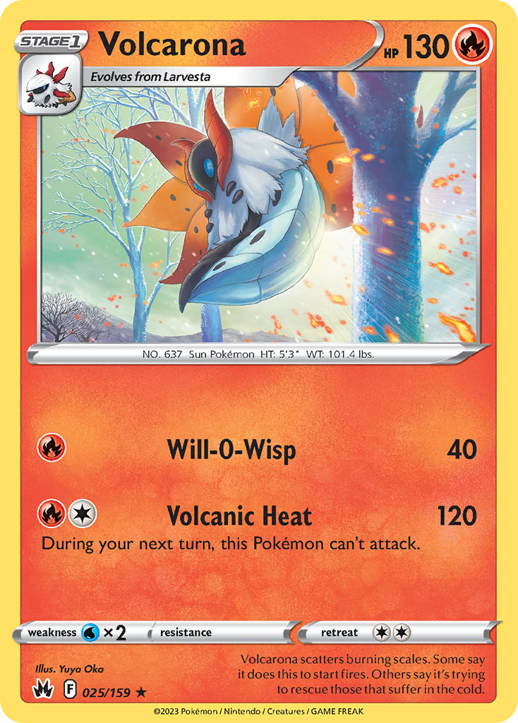 Volcarona | Crown Zenith 025/159