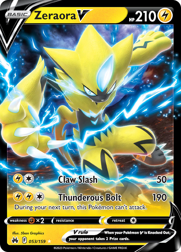 Zeraora V | Crown Zenith 053/159