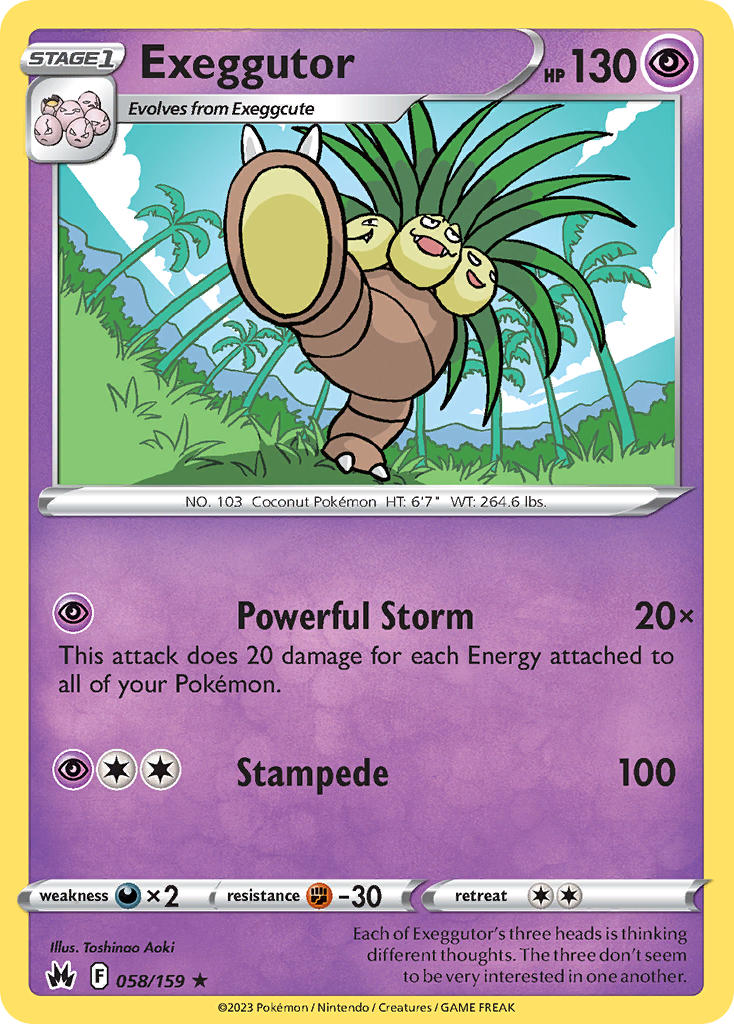 Exeggutor | Crown Zenith 058/159