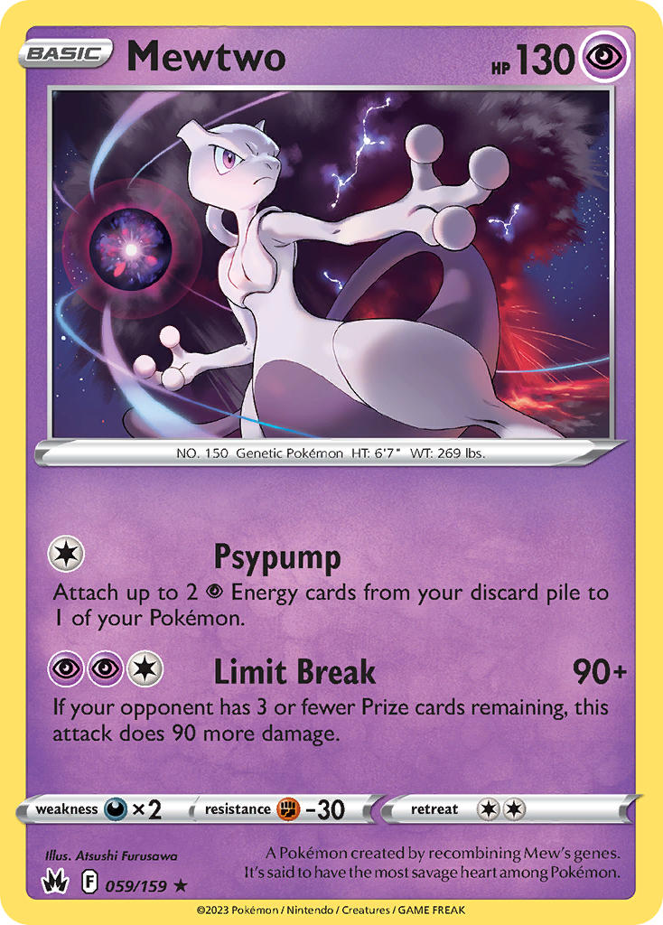 Mewtwo | Crown Zenith 059/159