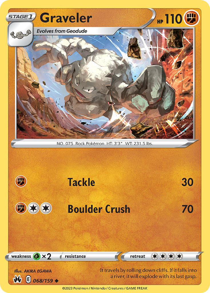Graveler | Crown Zenith 068/159