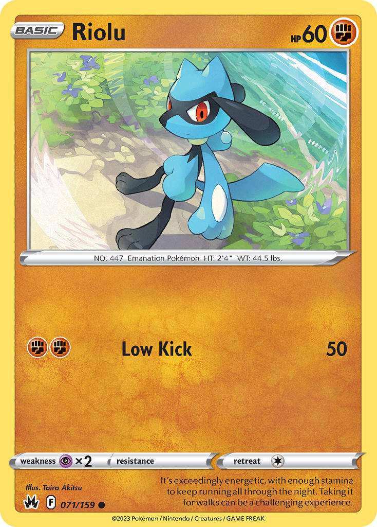 Riolu | Crown Zenith 071/159