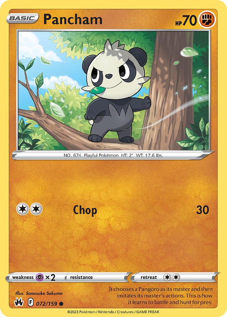 Pancham | Crown Zenith 072/159