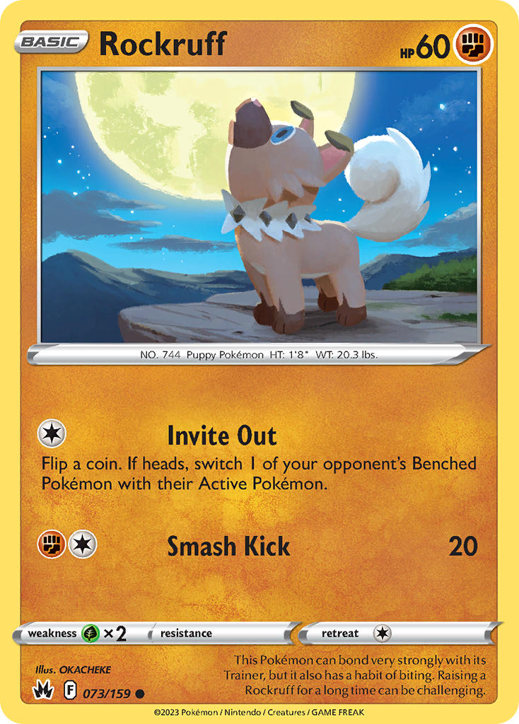 Rockruff | Crown Zenith 073/159