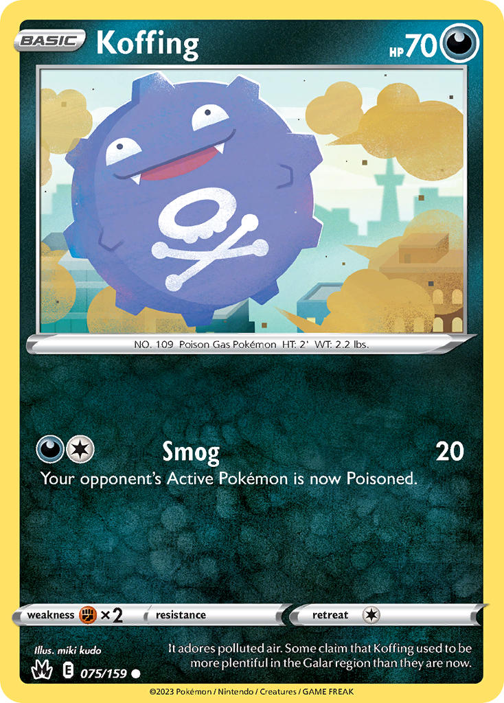 Koffing | Crown Zenith 075/159