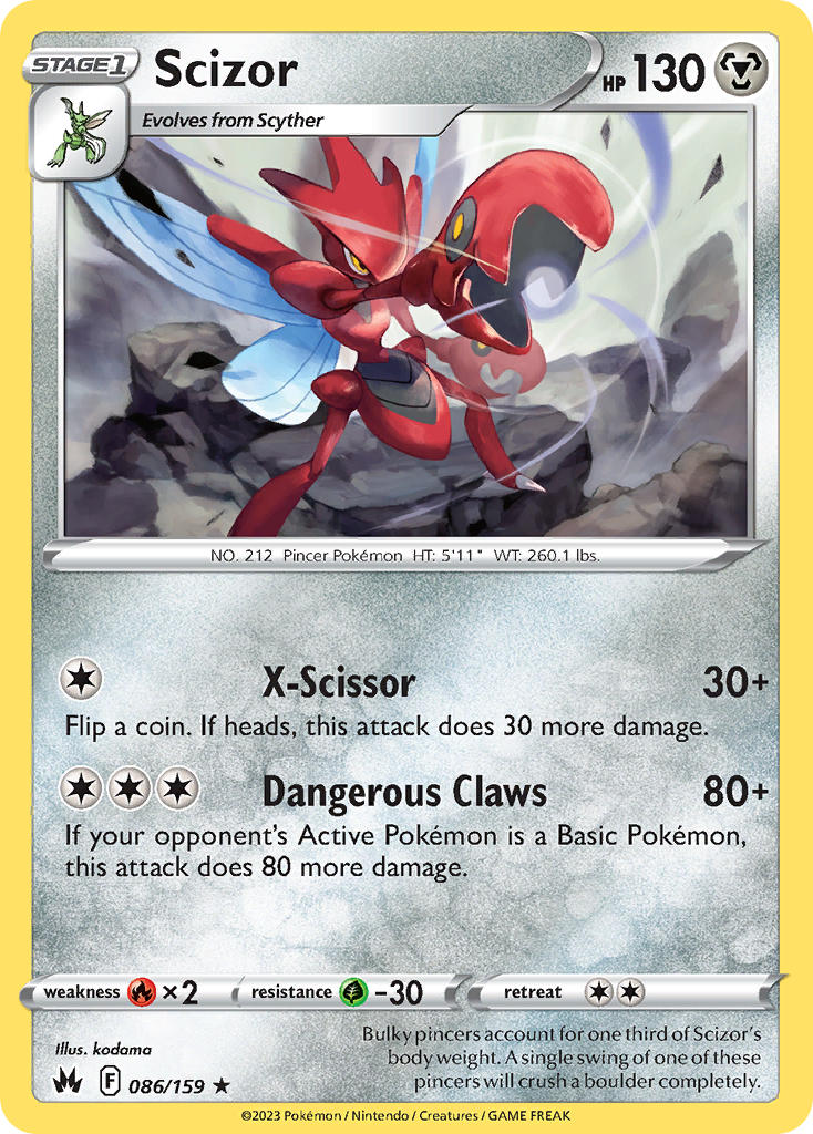 Scizor | Crown Zenith 086/159