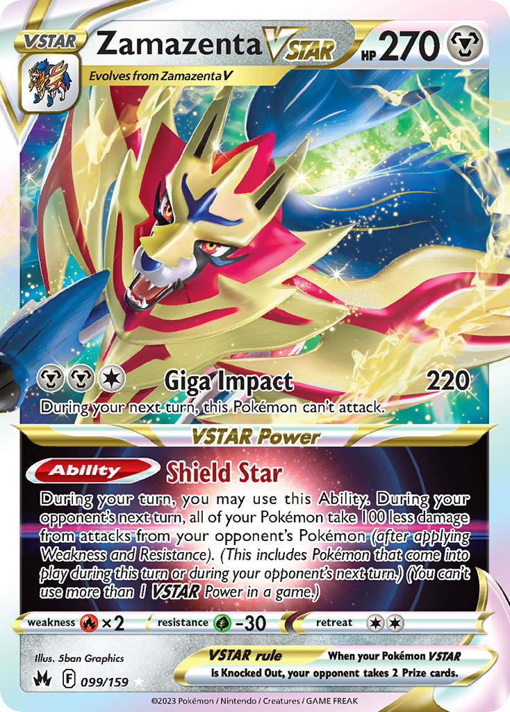 Zamazenta VStar | Crown Zenith 099/159