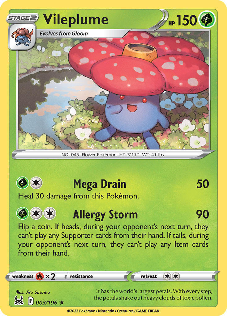 Vileplume | Lost Origin 003/196