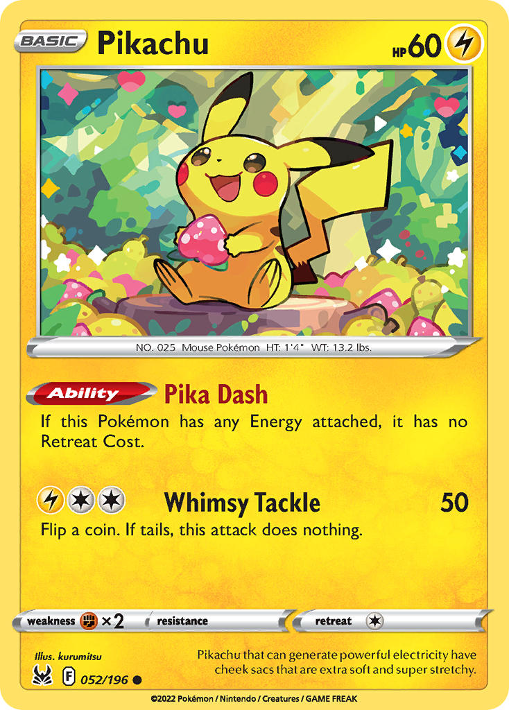 Pikachu | Lost Origin 052/196