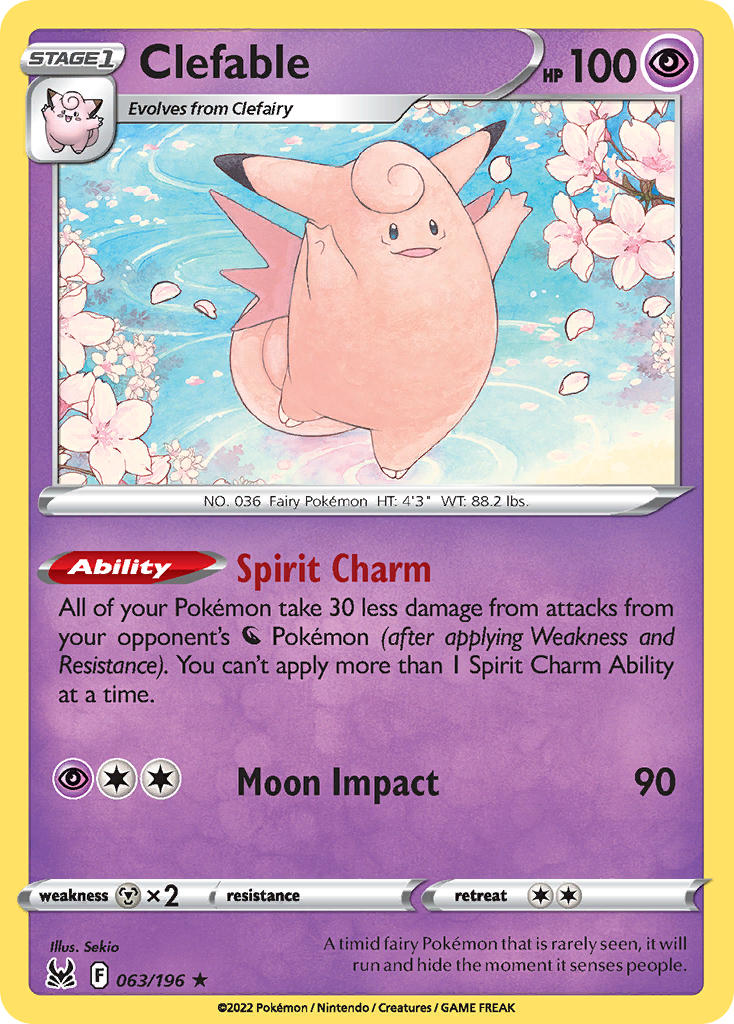 Clefable | Lost Origin 063/196