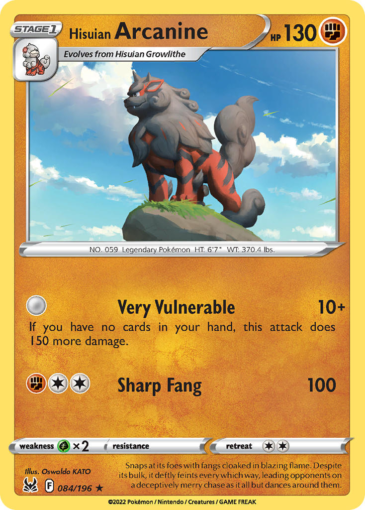 Hisuian Arcanine | Lost Origin 084/196