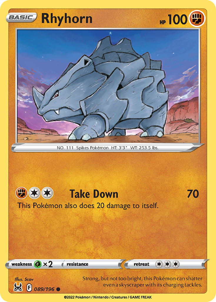 Rhyhorn | Lost Origin 089/196