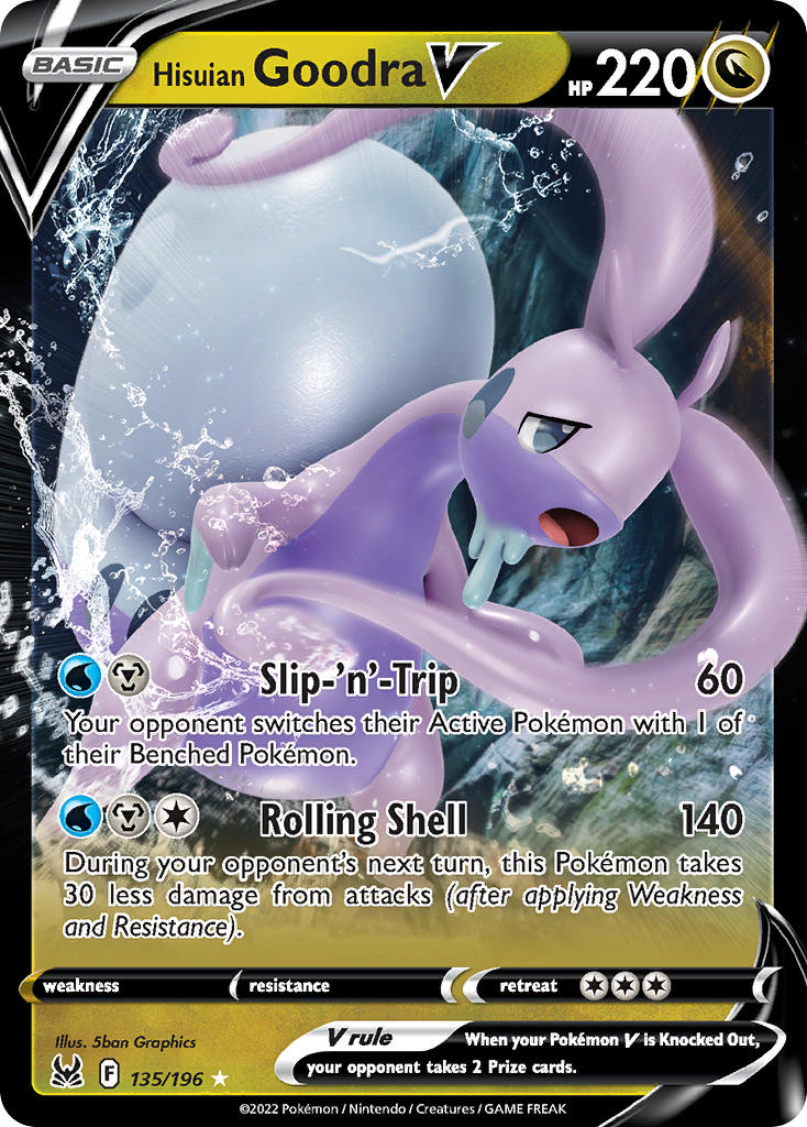 Hisuian Goodra V | Lost Origin 135/196