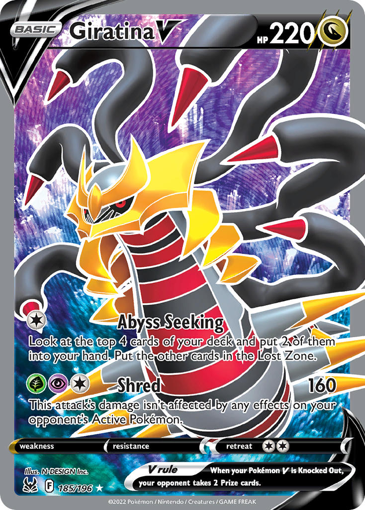 Giratina V | Lost Origin 185/196