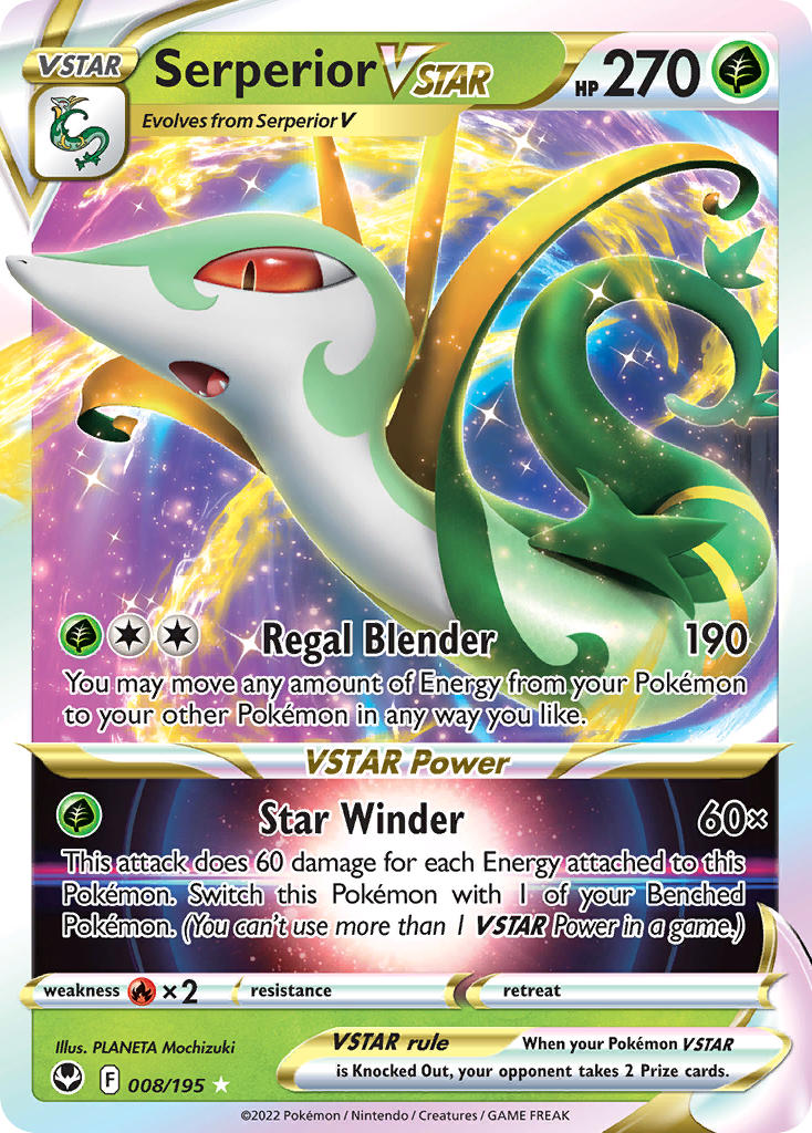 Serperior VStar | Silver Tempest 008/195