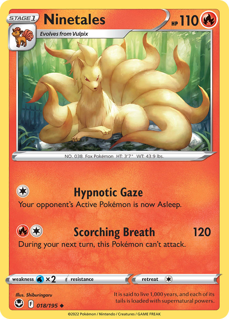 Ninetales | Silver Tempest 018/195