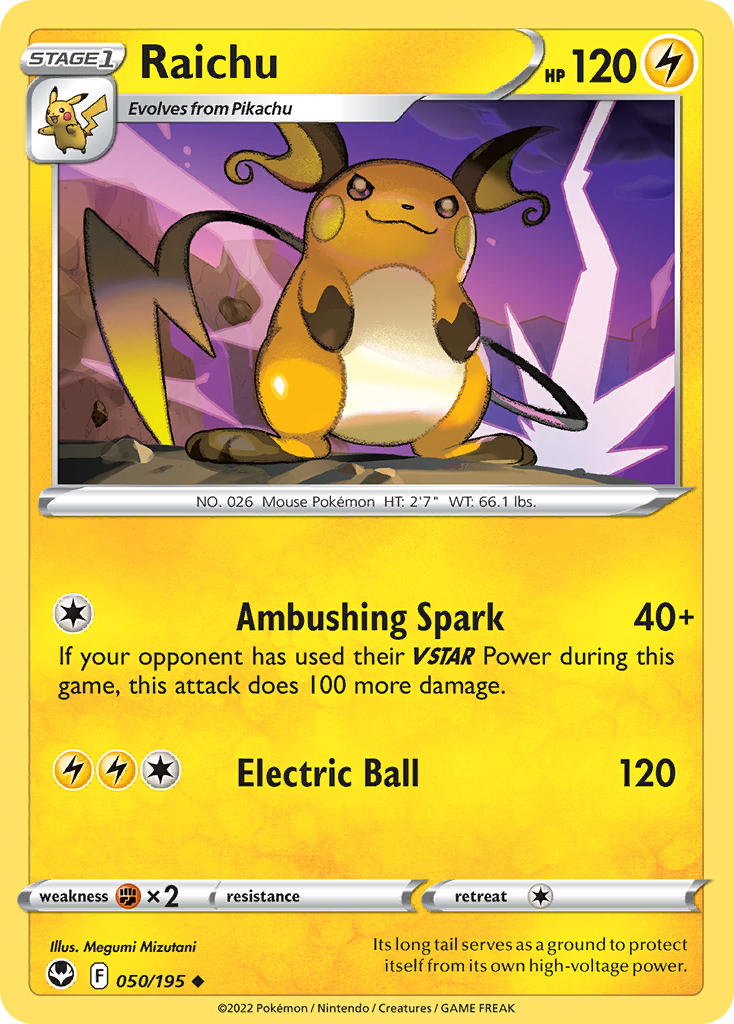Raichu | Silver Tempest 050/195