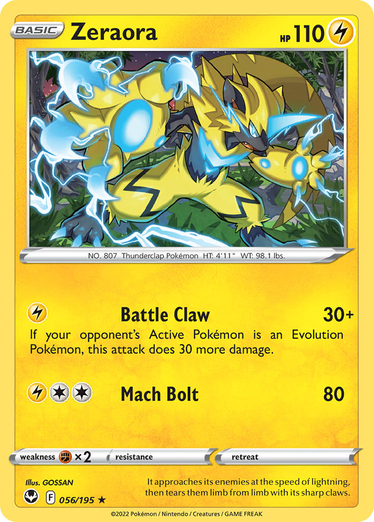 Zeraora | Silver Tempest 056/195
